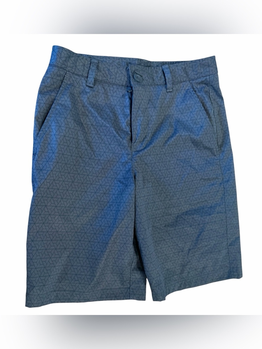 Youth Boy’s Under Armour Dri-fit Shorts Blue Gray Size 14